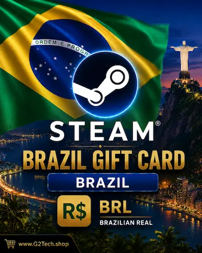 Steam gift card BRL - G2Techshop Steam Gift Card Brazil