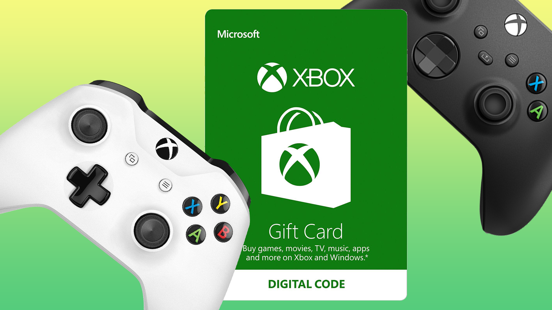 Microsoft and Xbox Gift Card