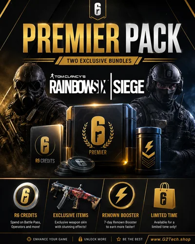 7,200 Premier Pack - Rainbow Six Siege - G2Techshop (1) Rainbow Six Siege Premier Pack