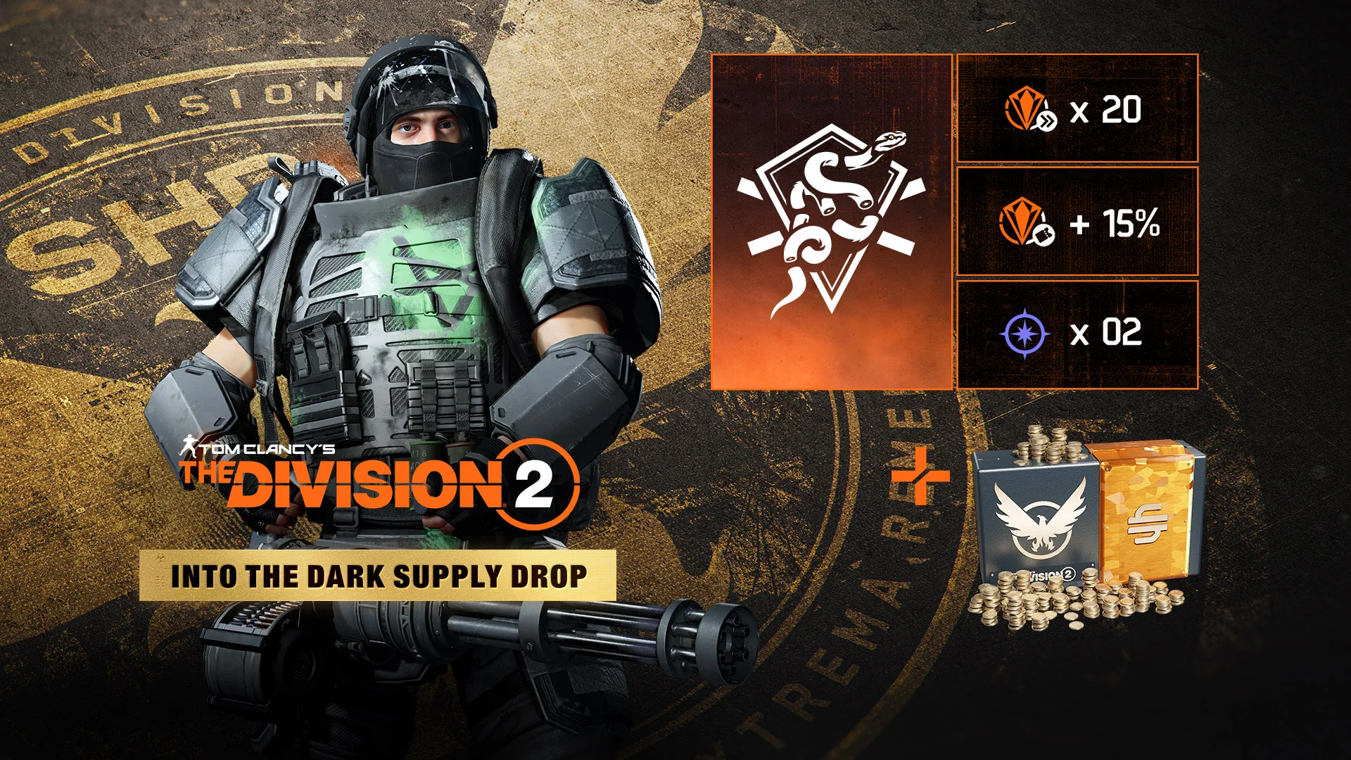 خرید باندل Tom Clancy’s The Division 2 – Into the Dark Supply Drop